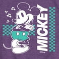 thumbnail image 3 of Disney - Mickey & Friends - Checkered Retro Design - Toddler And Youth Girls Short Sleeve Graphic T-Shirt, 3 of 5