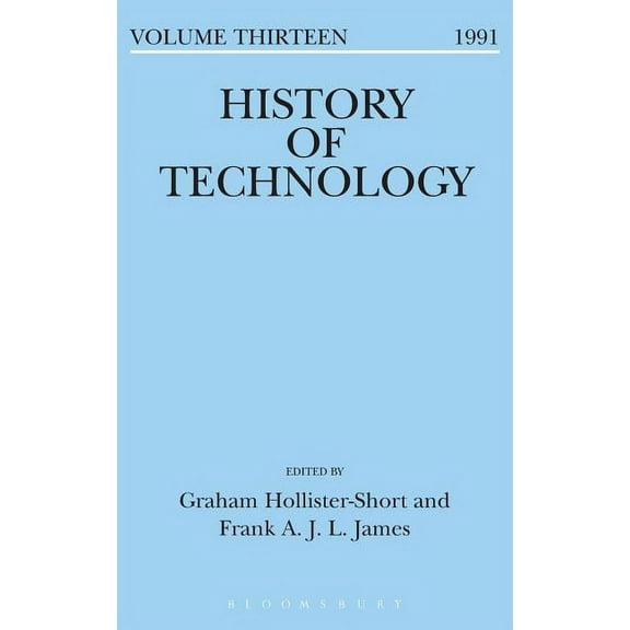 History of Technology History of Technology Volume 13, (Hardcover)