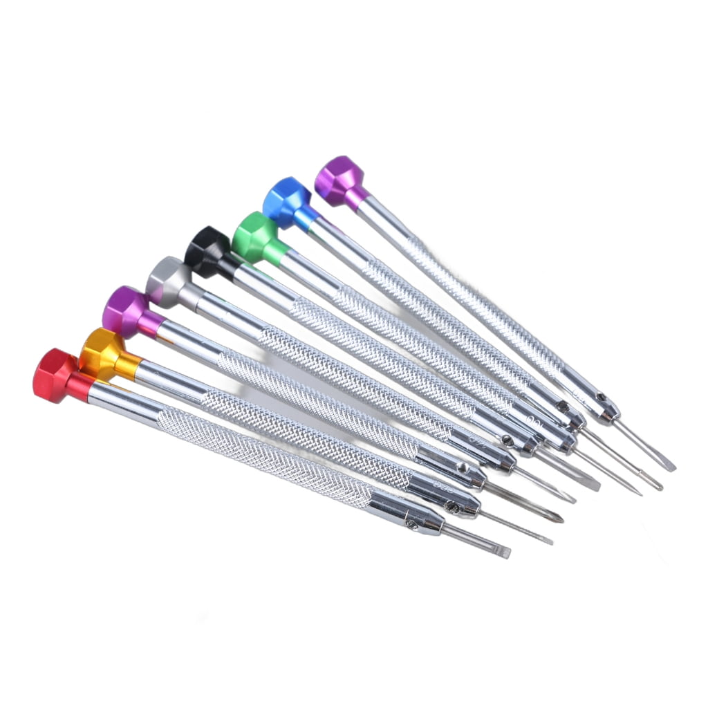 9Piece Screwdriver Set With Rotating Stand Magnetic Tips For Home and Professional Multiple Specification Watch Repair