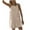 Khaki, variant on ABATAB Women's Rompers for Summer Casual Sleeveless Shorts Backless Crewneck Loose Fit Jumpsuit Beach Cover up with Pockets