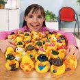 thumbnail image 2 of Fun Express Rubber Ducky Assortment, Party Favors, School Supplies, Carnival - 50 Count, 2 of 2
