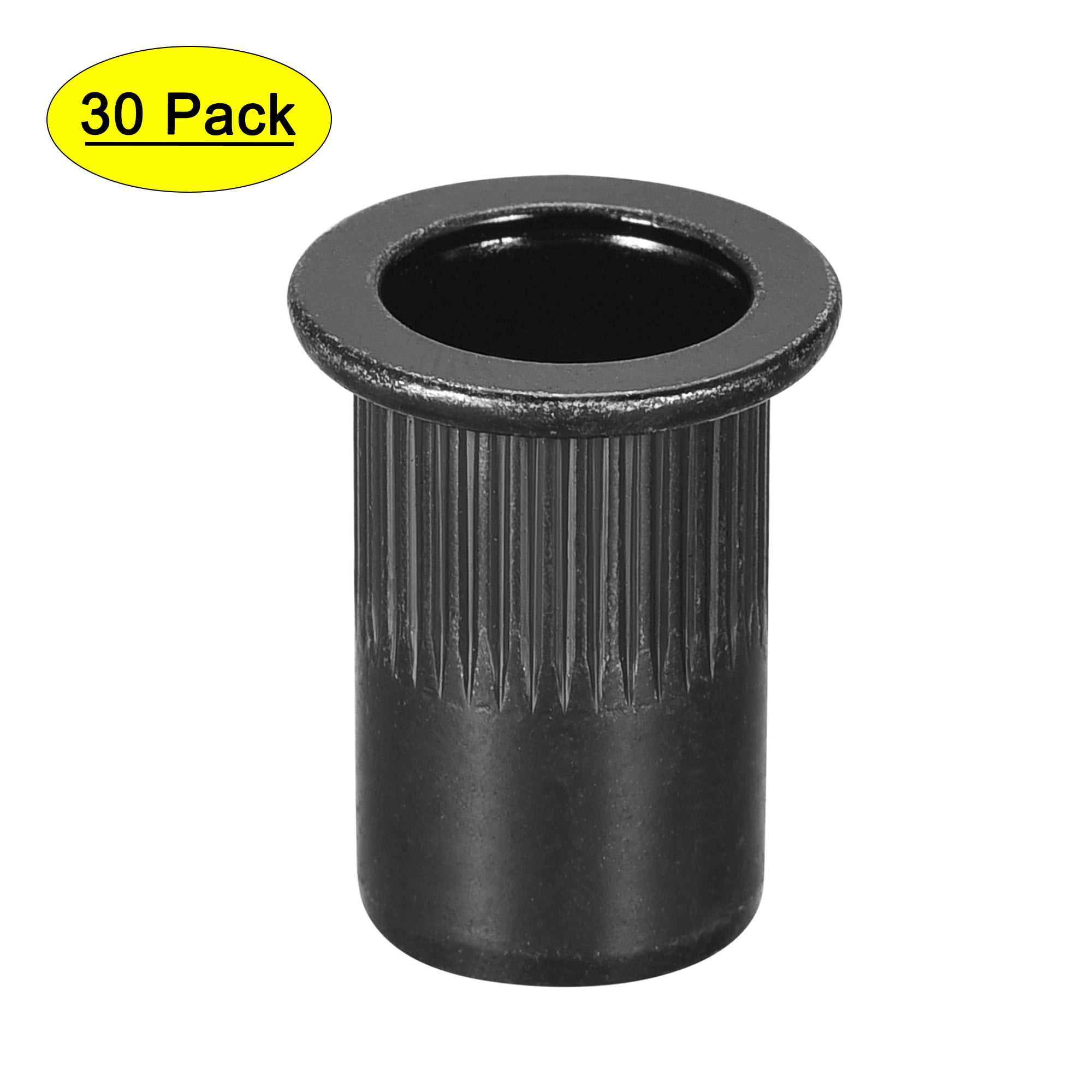 40 Zinc Plated Carbon Steel Flat Head Threaded Metric I M10 Rivet Nuts Forty 