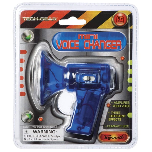 Cambiador de voz Toysmith Tech Gear Mini Multi con 3 efectos