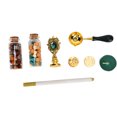thumbnail image 4 of Kit De Cera, Juego De Cera De Sellado De Mano De Obra Fina Operación Simple Mango Extraíble Resistente Al Calor Para La Oficina Para El Hogar Para La Tarjeta De Invitación ANGGREK Otros, 4 of 8
