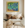 thumbnail image 3 of DECORARTS - Irises in the Garden, Vincent Van Gogh Art Reproduction. Giclee Print on Canvas. Framed Wall Art for Home, 3 of 7