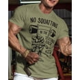 thumbnail image 2 of Gymish No Squatting Workout T-Shirt – Funny Gym Shirt for Men, Lifting Tee, Men’s Athletic Gym Wear, 2 of 6