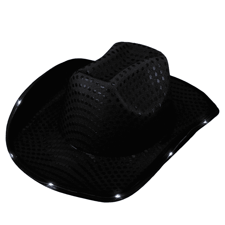 3834 Glitter Cowboy Hat For Women And Men Party Disco Cowgirl Lisianthus Glitter Cowboy Hat for Women and Men Party Disco  main image 4