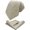 Beige, variant on Solid Color  Cashmere Necktie and Pocket Square Tie Clip Sets for Men