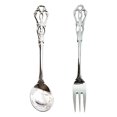 thumbnail image 1 of 1 Ensemble de Vaisselle de Cuisine Cuillère à Fourchette Anglaise Outils de Table Rétro, 1 of 8