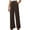 Army Green, variant on Ahdbta Business Pants for Women Pleated High Waisted Straight Wide Leg Pants Dressy Casual Work Office Trousers with Pockets