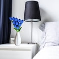 thumbnail image 4 of Fake Flowers Promotion Sale! Nomeni Pu Simulation Feel Flower Home Decoration Decoration Wedding Photography Props Flowers, Home Decor Clearance Sale Blue, 4 of 9