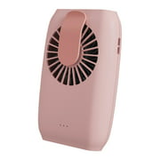 YellowDell WT-F22 Portable Neck Fan Mini Desktop Usb Charging For Indoor And Outdoor pink