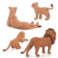 thumbnail image 4 of Figuras de juguete HUOGUO Li-on Animal para decoración del hogar, 4 unidades, 4 of 5