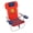 Red, variant on Life is Good 4-Position Backpack Pillow and Cup Holder Beach Chair, Canyon Orange