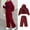 2-Red, variant on RTKFRFLM Girls Kids Winter Outfit 2-Piece Red Bow Hoodie Wide Leg Pants Cozy Hooded Sweatshirt Set 5-16Y