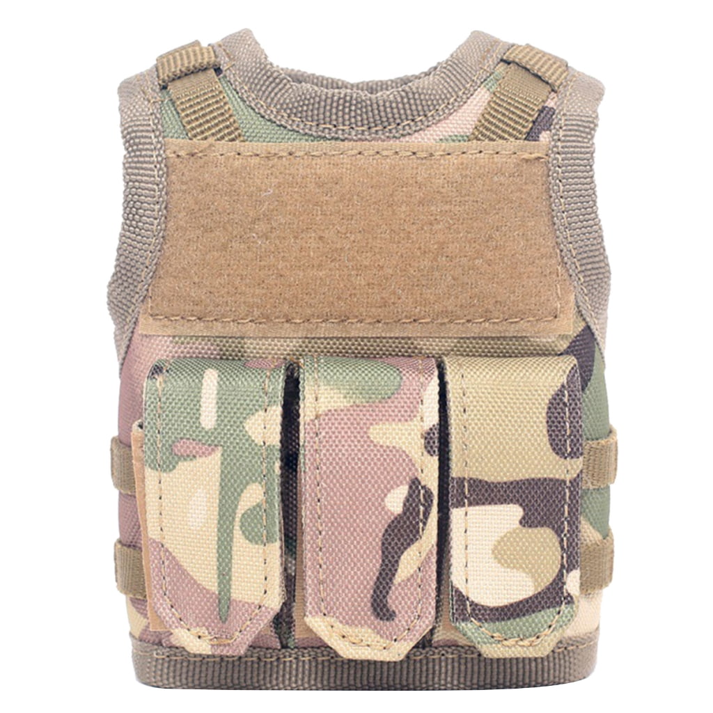 Beer Vest Tactical Holder Molle Drink Bottle Vests Outdoor Bottle