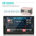 thumbnail image 6 of DFITO Car Camera, 7 Inch Double Car MP5 Player 2DIN Bluetooth Touch Screen Stereo Radio USB AUX Camera, Black, 6 of 8
