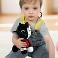 Children's Creative Gift Cute Pet Comes, BanRoo Sitting Black and White