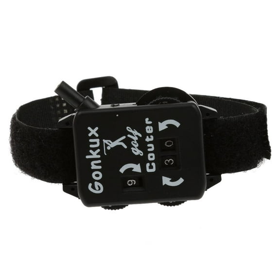 Golf Score Stroke Keeper Count Watch Putt Counter with Wristband Black