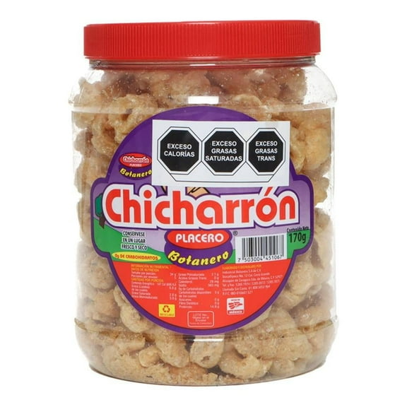 Chicharrón Industrial Botanera botanero 170 g