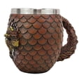 thumbnail image 6 of Ebros Medieval Elemental Red Dragon Scale Egg With Wyrmling Mugs (Fire Red), 6 of 9