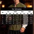 thumbnail image 3 of WULMLEO Mens Pirate Vest, Renaissance Tops Medieval Sleeveless Shirts Gothic Costumes Vampire Cosplay Cotton Outfits White L, 3 of 9