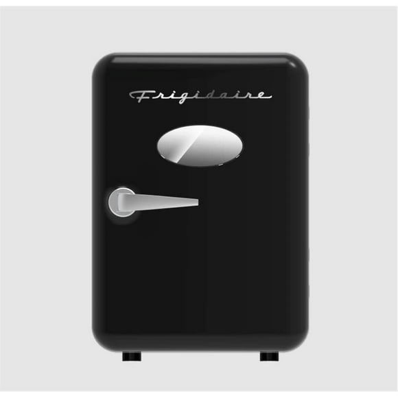 Frigidaire Portable Retro 6-can Mini Fridge, Black color - EFMIS137-Black