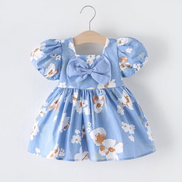 Vestidos de moda con forma de corazón para niñas pequeñas, vestidos de princesa para niñas de 1 a 3 años, vestidos de verano