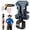 Blue, variant on Portable Self-Locking Power Tool Holster, Drill Holder Belt Clip for Drills and Hammers, Quick-Draw Metal Waist Hanger for Construction and DIY, 1 Pack
