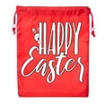 thumbnail image 2 of Mini Easter Basket Bags, Bulk Drawstring Cinch Sacks, Mini Easter Bunny Bags - Peaking Bunny, 2 of 2