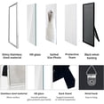 thumbnail image 3 of Decanit 6X8 Picture Frame Metal, Thin Profile Photo Frame 6 By 8 Inch, Display For Wall Or Tabletop,Silver, 3 of 5