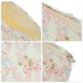 thumbnail image 3 of Unique Bargains 1 Pc Lightweight Clutch Bow Large Makeup Bag for Vacation Pink Canvas, 3 of 6