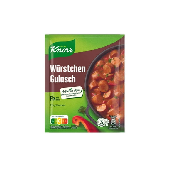 Knorr Fix Würstchen Gulasch