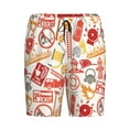 thumbnail image 4 of Naloa Firefighter Icons Men's Short Pajama Pants, Lounge Comfort Shorts with Elasticized Waistband and Side Pockets - X-Large, 4 of 9