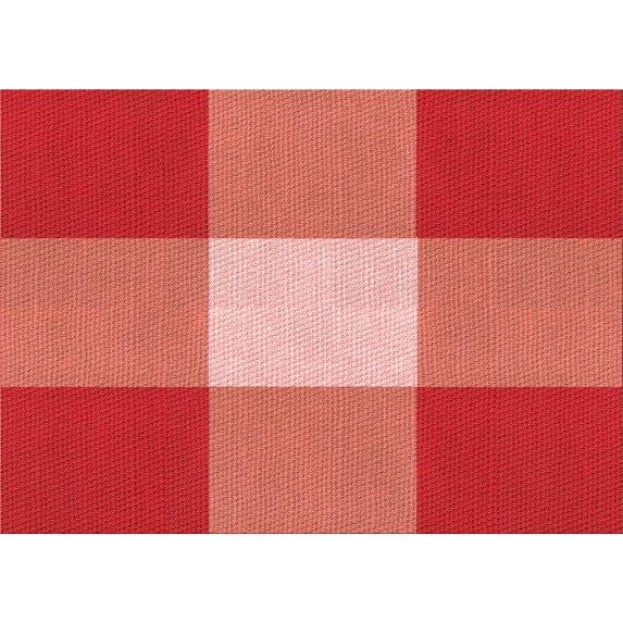 Ahgly Company Indoor Rectangle Patterned Red Area Rugs, 8' x 10'