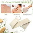 thumbnail image 4 of A Bath Harness Organic Exfoliating Cleanser Massage Back Cleaner Spa Shower Tools Man Woman, 4 of 5