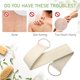 thumbnail image 5 of 2 piezas de crin natural con correa de cáñamo para lavar la espalda, guante exfoliante corporal, esponja exfoliante corporal, accesorios de baño, rascador de espalda, limpieza de hammam y ducha de ba, 5 of 5