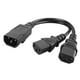 thumbnail image 4 of PVC Y-Cable IEC320-C14 a 2C13 Cable de alimentación a Montaje de doble clavija, 4 of 9