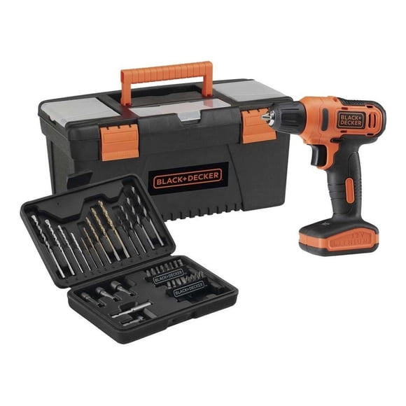 Taladro Destornillador 12V 34 Accs BLACK+DECKER LD12BA-B3