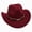 A70-Wine, variant on Ccpelsie Kids Western Cowboy Hat Wide Brim Vintage Cowgirl Hats for 3-7 Years Boys Girls 5t 6t 7t 8t 9t Children(Hot Pink,3-8 Years)