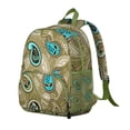 thumbnail image 5 of Chic Ergonomic Waterproof Backpack - Vintage Print Student Daypack with Spine-Friendly Design, 5 of 5