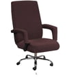 thumbnail image 4 of Moyic Funda para silla antisuciedad, elástica, para fiestas, festivales, playa, cumpleaños, oficina, dormitorio, sillón, funda extraíble Cubiertas para muebles de jardín Marron oscuro L, 4 of 6