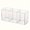 Transparent, variant on Clear Acrylic Silverware and Pen Organizer Caddy, Transparent Plastic Silverware Holder, Perfect for Office, Bedroom, and Bathroom Storage