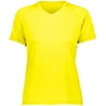 thumbnail image 4 of Holloway Sportswear S Girls Swift Wicking Shirt Bright Yellow 222951, 4 of 5