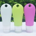 thumbnail image 4 of Huanledash 38/60/90ml Silicone Travel Lotion Shampoo Squeezable Tube Bottle Empty Container, 4 of 8