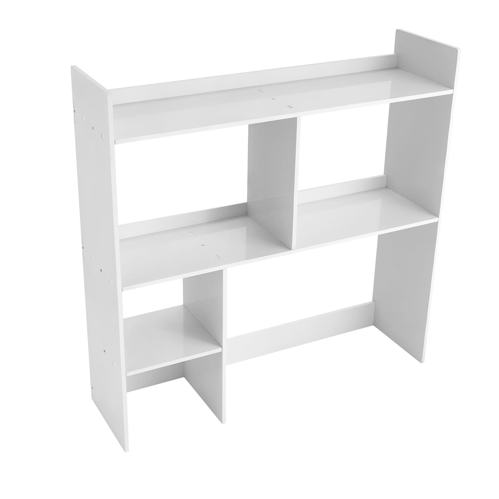 35.4" Desktop Organizer Shelf Desk Hutch for Computer Desk 3 Tier Desk Shelf Multifunctional Freestanding Storage Rack Display Shelf for Home Office