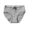 thumbnail image 3 of Bragas de algodón para mujer, calzoncillos suaves, bragas transpirables ultrafinas Eccomum Gris claro XL, 3 of 5
