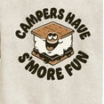 thumbnail image 3 of Instant Message - Camping Is Smore Fun - Toddler & Youth Crewneck Fleece Sweatshirt, 3 of 6