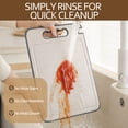 thumbnail image 6 of Vaparinckl Cutting Board for Kitchen, Double-Sided Cutting Board with Knife Sharpener, Stainless Steel Chopping Boards with Juice Groove, Non-Slip Feet, Dishwasher Safe, 6 of 7