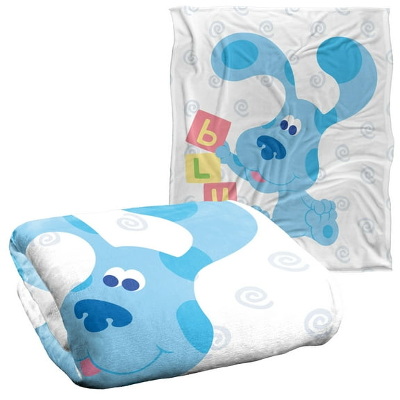 Blues Clues Blanket, 50"x60" Blue's Clues Blocks Silky Touch Super Soft Throw Blanket